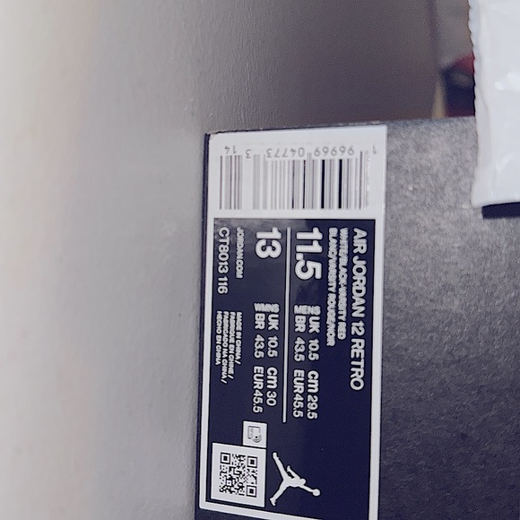 Retro Cherry 12s dead stock! fresh dead Js! Lol - Picture 10 of 10